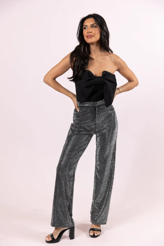 Glamorous Moments Black Strapless Bow Top FINAL SALE sold by Pink Lily product image thumbnail 2