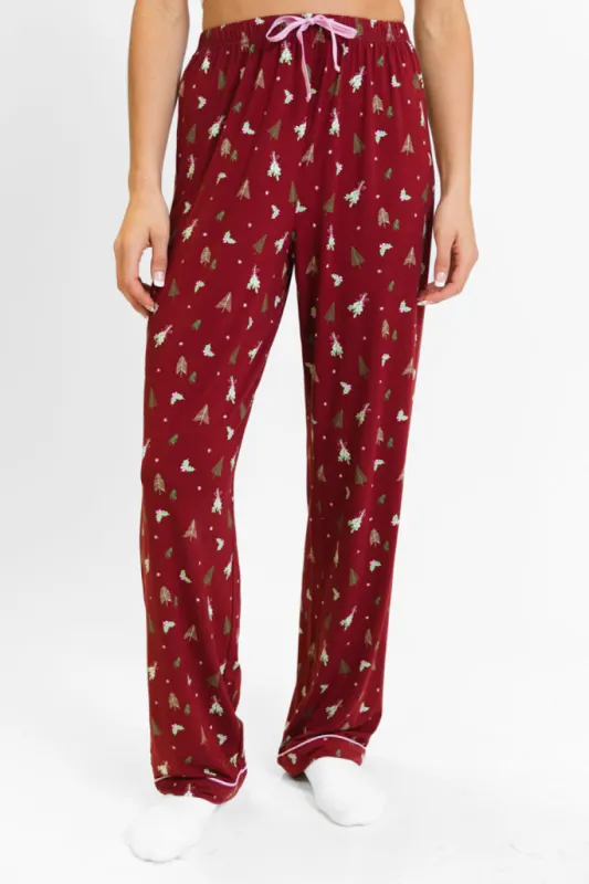 Under The Stars In Spruced Up Bamboo Pajama Pants FINAL SALE sold by Pink Lily