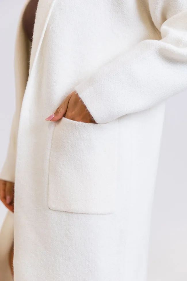 Go Where You Choose Ivory Long Cardigan FINAL SALE sold by Pink Lily product image thumbnail 3