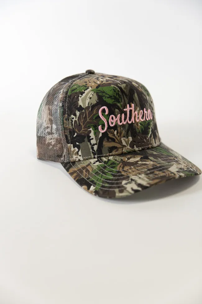 Southern Camo Trucker Hat sold by Pink Lily product image thumbnail 2