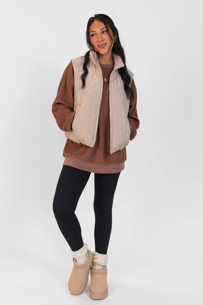 Peak To Peak Chestnut Brushed Pullover FINAL SALE sold by Pink Lily product image thumbnail 2