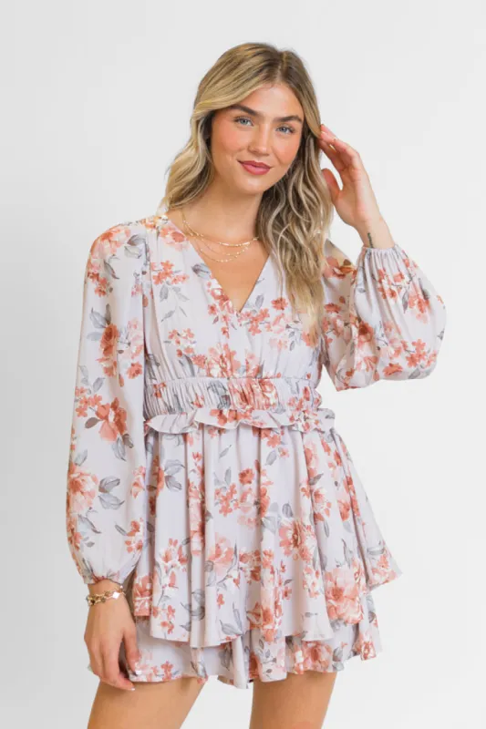 Small Town Feel Multi Printed Romper FINAL SALE sold by Pink Lily