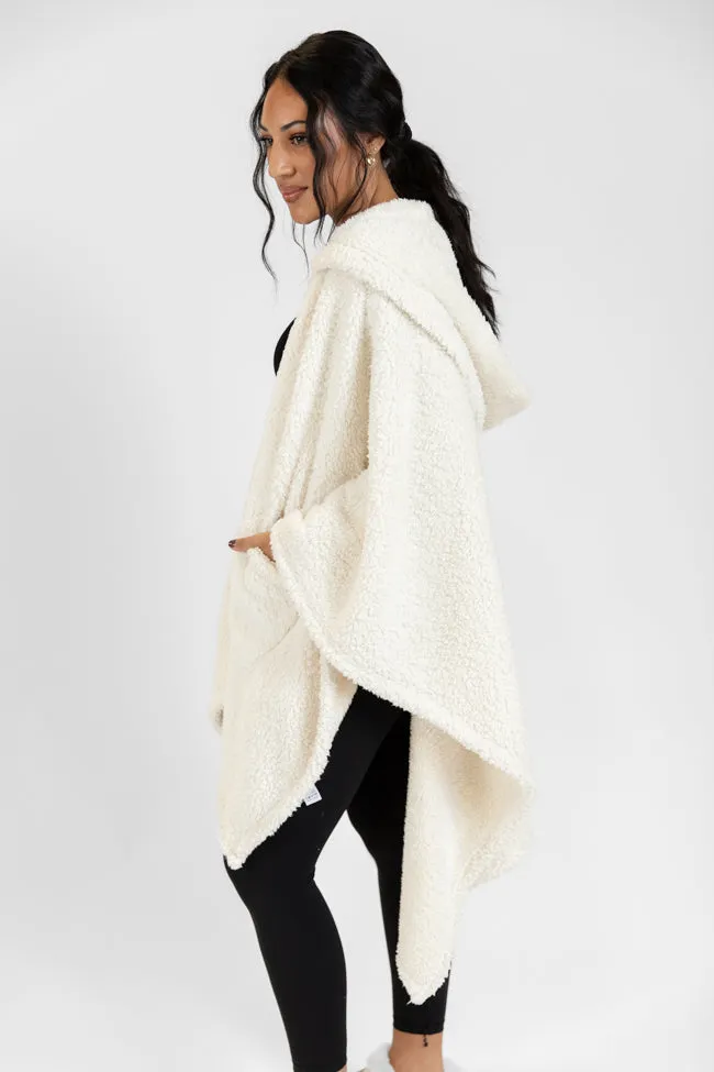 Cover Me Up Cream Lounge Wrap FINAL SALE sold by Pink Lily product image thumbnail 3