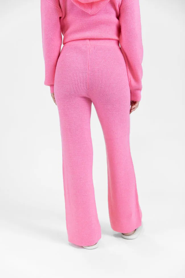 Cloud Chaser Pink Sweater Knit Pants FINAL SALE sold by Pink Lily product image thumbnail 4
