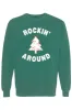 Rockin' Around Bows Pine Needle Green Graphic Sweatshirt DOORBUSTER sold by Pink Lily
