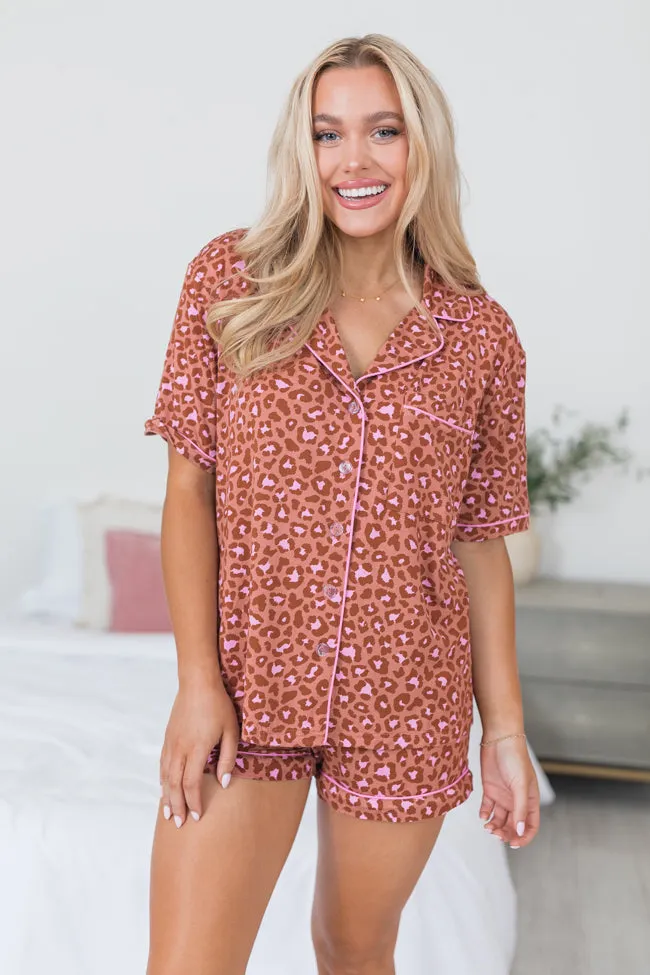 Under The Stars In Pink Catwalk Couture Bamboo Short Sleeve Pajama Top FINAL SALE sold by Pink Lily product image thumbnail 2