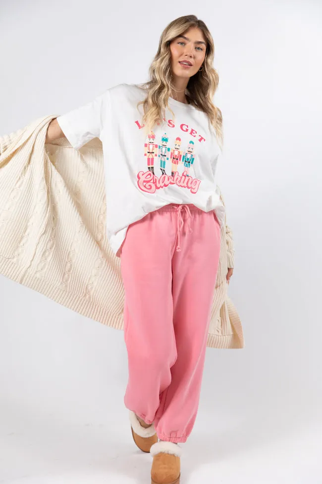 Run It By Me Pink Fleece Joggers FINAL SALE sold by Pink Lily product image thumbnail 2