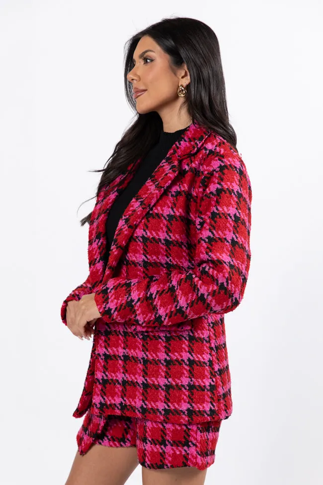 That's Life Multi Houndstooth Blazer FINAL SALE sold by Pink Lily product image thumbnail 5
