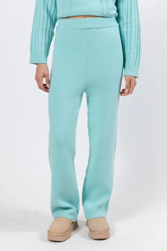 On My List Mint Sweater Lounge Pants FINAL SALE sold by Pink Lily
