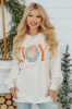 Joy To The World Sweet Cream Oversized Graphic Sweatshirt Macy Blackwell X Pink Lily sold by Pink Lily