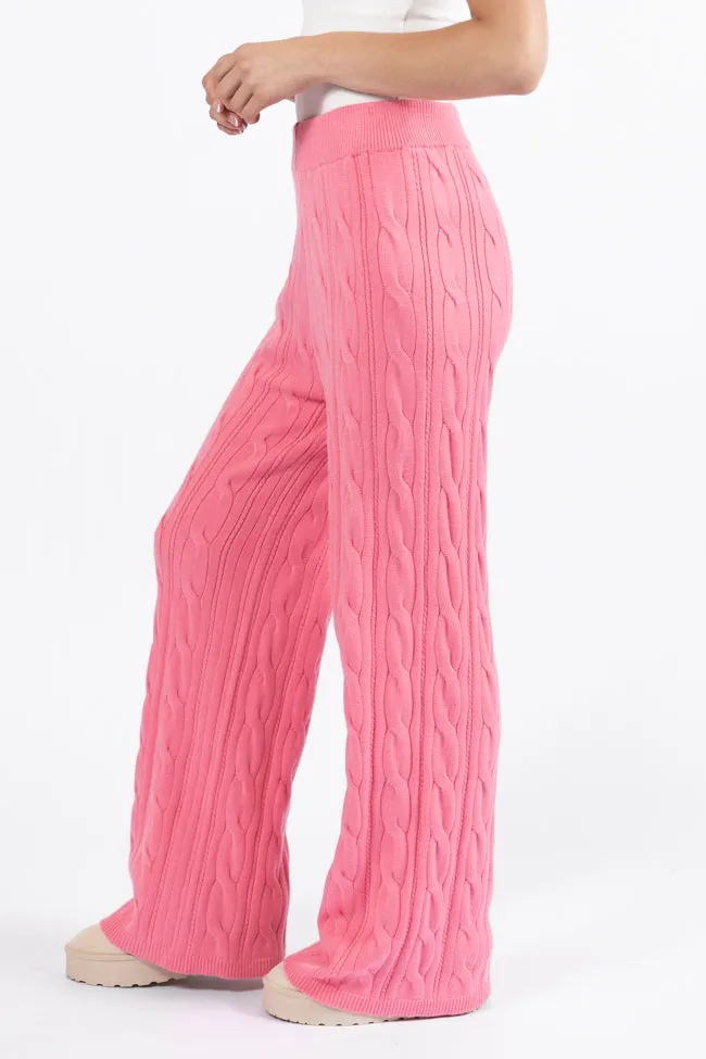 Forever Winter Rose Cable Knit Sweater Lounge Pants FINAL SALE sold by Pink Lily product image thumbnail 3