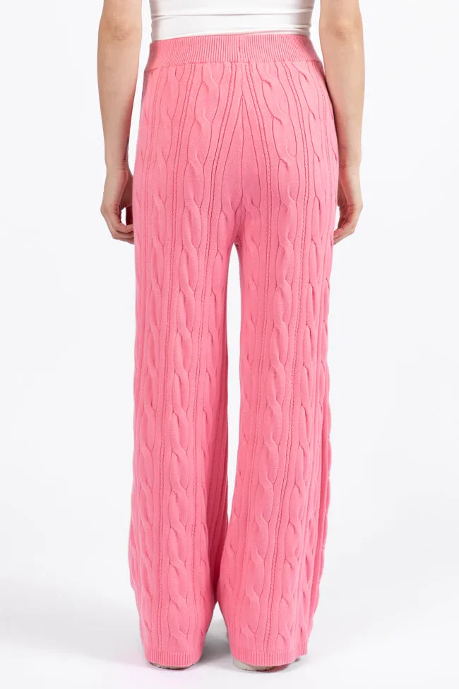Forever Winter Rose Cable Knit Sweater Lounge Pants FINAL SALE sold by Pink Lily product image thumbnail 4