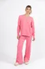 Forever Winter Rose Cable Knit Sweater Lounge Pants FINAL SALE sold by Pink Lily