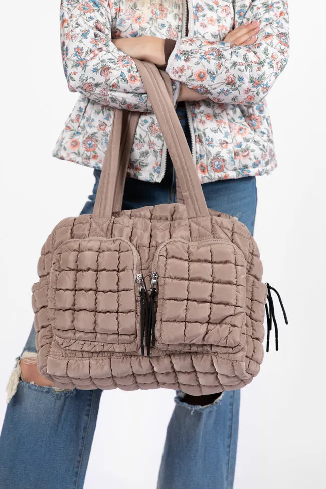 Nude Quilted Weekender DOORBUSTER- Coming Soon sold by Pink Lily product image thumbnail 2