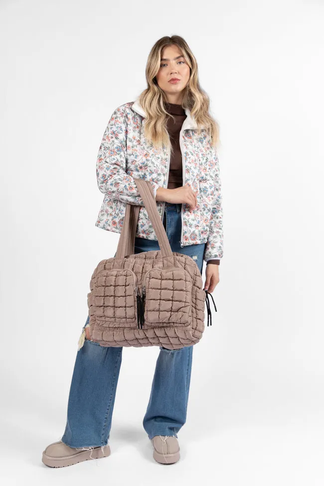 Nude Quilted Weekender DOORBUSTER- Coming Soon sold by Pink Lily product image thumbnail 3