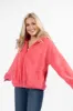 Stay Here Coral Sherpa Pullover SALE sold by Pink Lily