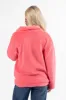 Stay Here Coral Sherpa Pullover SALE sold by Pink Lily