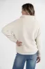 Stay Here Beige Contrast Trim Sherpa Pullover FINAL SALE sold by Pink Lily