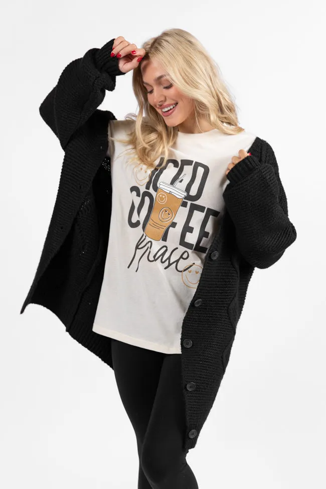 Iced Coffee Club Cream Graphic Tee FINAL SALE sold by Pink Lily product image thumbnail 2