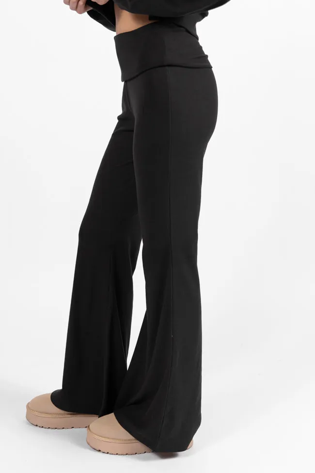 In A Dream Foldover Band Super Soft Flare Pants FINAL SALE sold by Pink Lily product image thumbnail 4