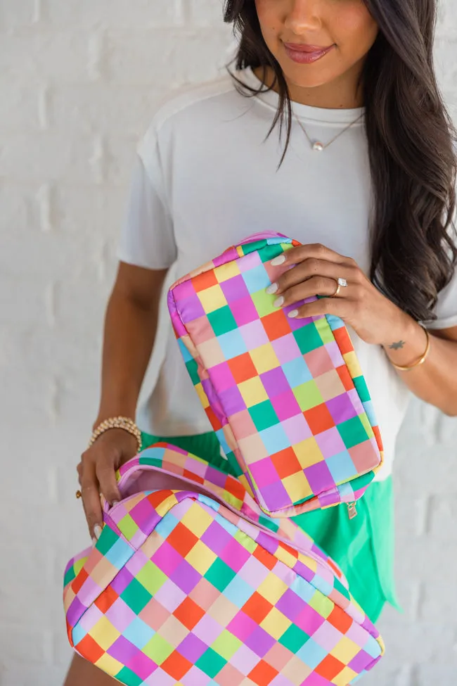 Glamour On The Grid 4 Piece Travel Pouch Set SALE sold by Pink Lily product image thumbnail 3