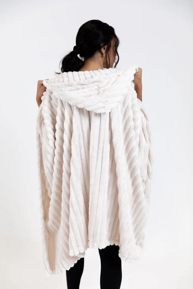 Cover Me Up Cream Luxe Fur Sherpa Wrap sold by Pink Lily product image thumbnail 5