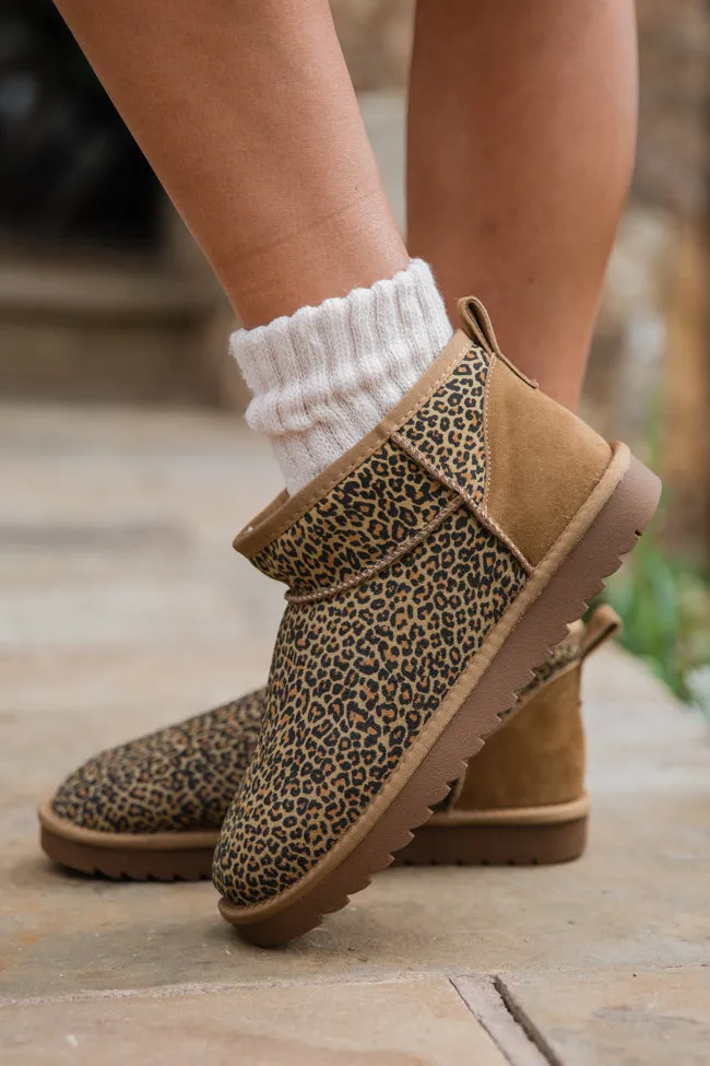 Georgia Leopard Mini Boot FINAL SALE sold by Pink Lily