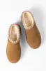 Sydney Chestnut Platform Slipper sold by Pink Lily