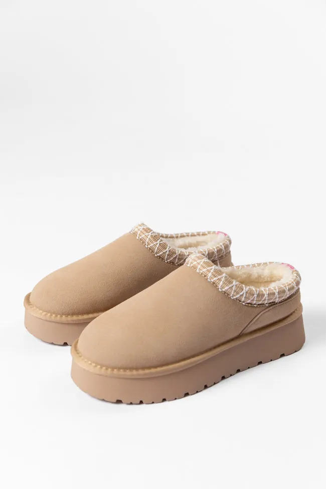 Sydney Light Beige Platform Slipper FINAL SALE sold by Pink Lily product image thumbnail 3