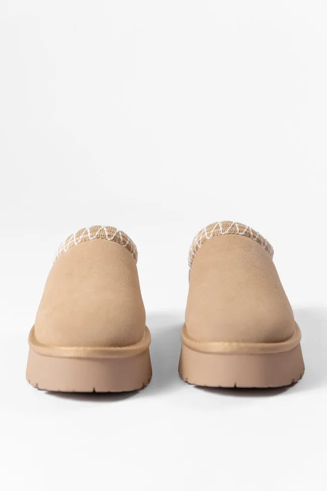 Sydney Light Beige Platform Slipper FINAL SALE sold by Pink Lily product image thumbnail 5