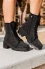 Harley Black Rhinestone Combat Boots FINAL SALE sold by Pink Lily