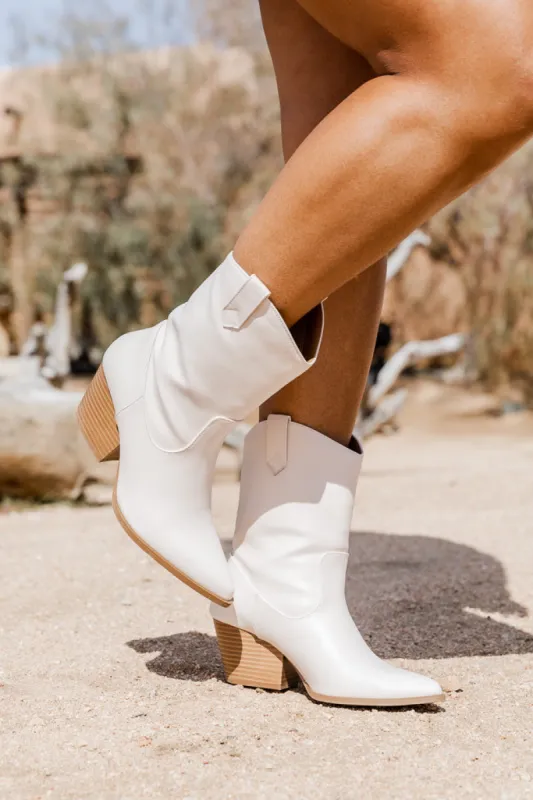 Juniper Stone Western Style Booties FINAL SALE sold by Pink Lily