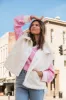 Feel It All White Oversized Sherpa Vest FINAL SALE sold by Pink Lily
