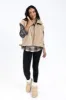 Feel It All Beige Oversized Sherpa Vest sold by Pink Lily