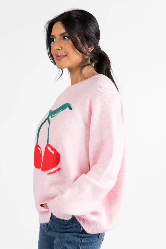 Mon Cheri Pink Cherry Sweater FINAL SALE sold by Pink Lily product image thumbnail 4