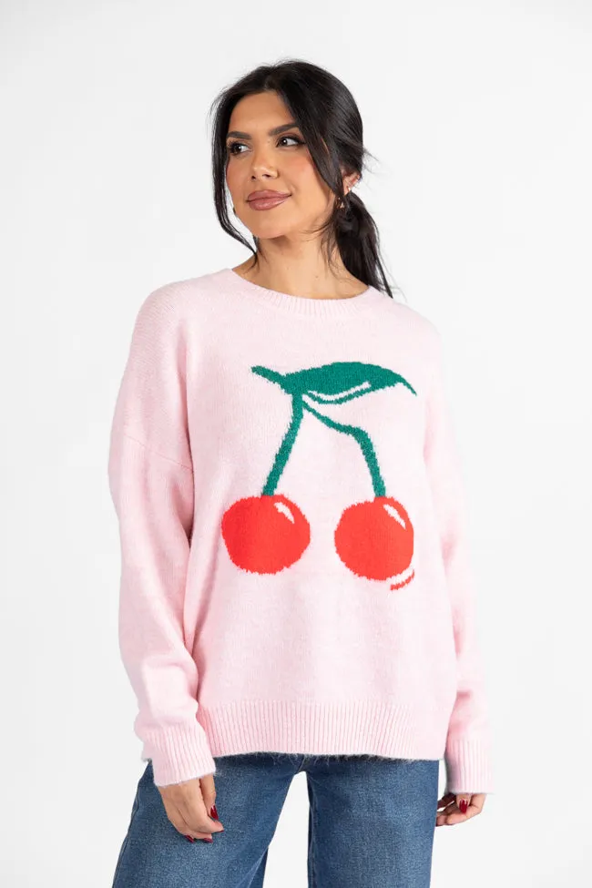 Mon Cheri Pink Cherry Sweater FINAL SALE sold by Pink Lily product image thumbnail 3