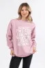 Sorry I'm Late I Didn't Want To Leave My Dog Mauve Graphic Sweatshirt sold by Pink Lily