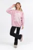 Sorry I'm Late I Didn't Want To Leave My Dog Mauve Graphic Sweatshirt sold by Pink Lily