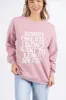 Sorry I'm Late I Didn't Want To Leave My Cat Mauve Graphic Sweatshirt sold by Pink Lily