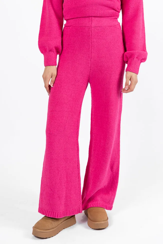 Cozy For Keeps Hot Pink Lounge Pants FINAL SALE sold by Pink Lily