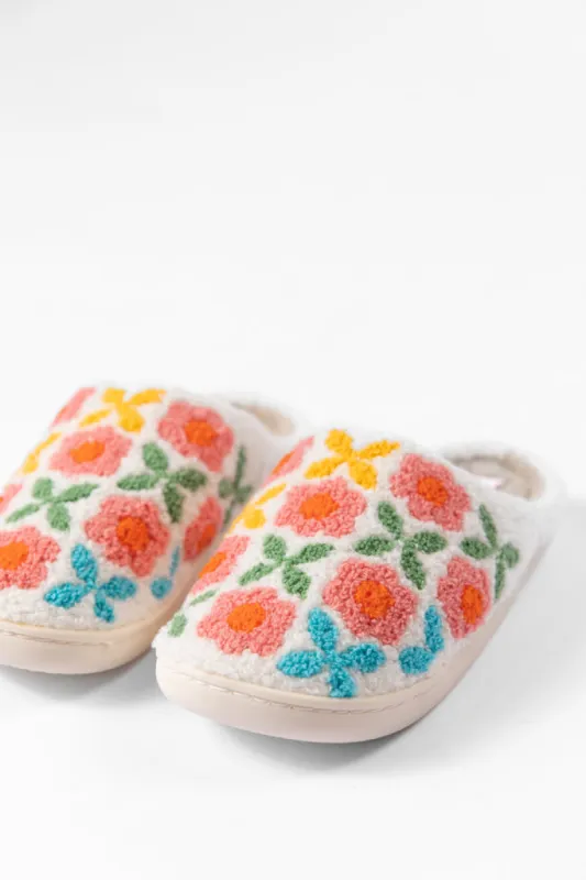 Floral Printed Slippers DOORBUSTER sold by Pink Lily