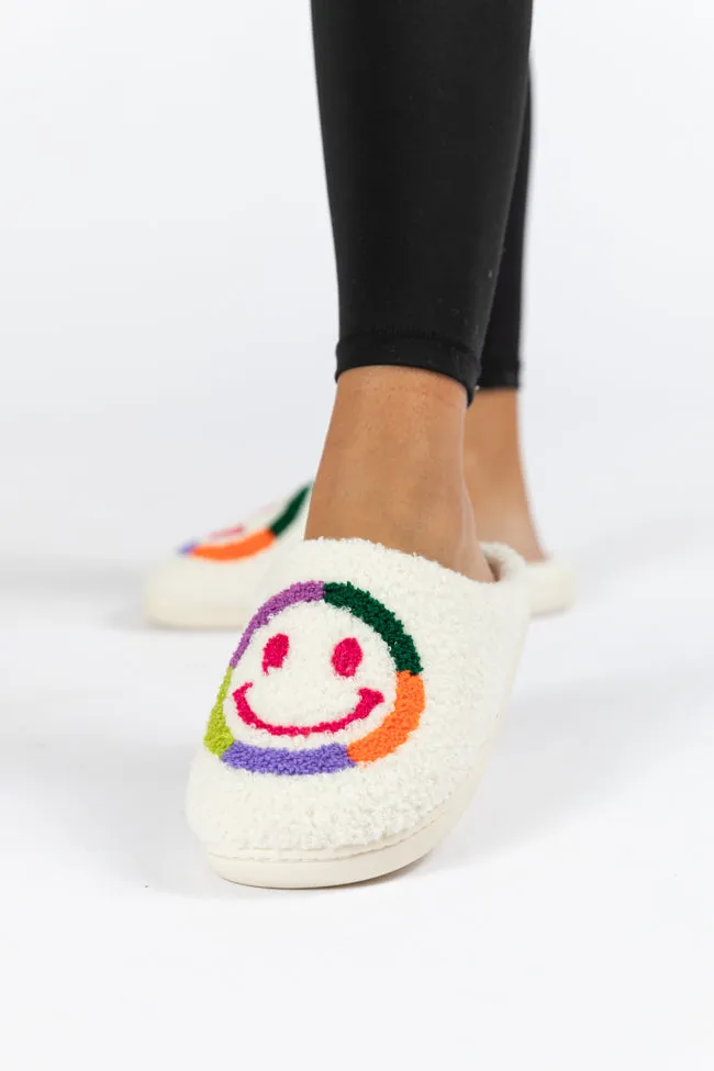 Smiley Face Slippers DOORBUSTER sold by Pink Lily product image thumbnail 2