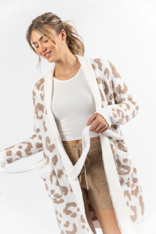 It Was All A Dream Light Leopard Robe SALE sold by Pink Lily
