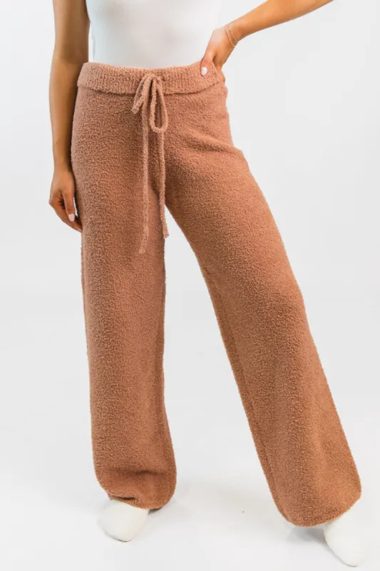 Dawn Teddy Fuzzy Lounge Pants SALE sold by Pink Lily