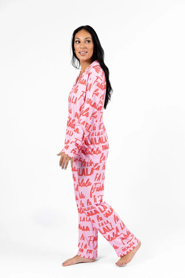 On A Cloud Falala Pajama Set DOORBUSTER sold by Pink Lily product image thumbnail 4