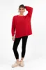 Wide Open Spaces Red Chenille Cable Knit Oversized Sweater FINAL SALE sold by Pink Lily