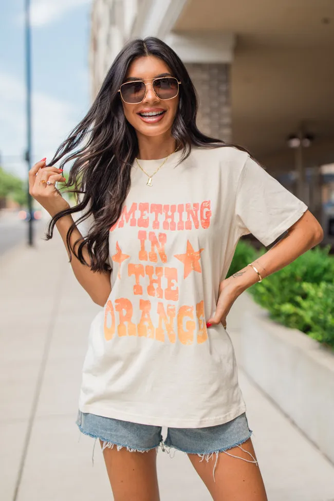 Something In The Orange Ivory Oversized Graphic Tee sold by Pink Lily product image thumbnail 4