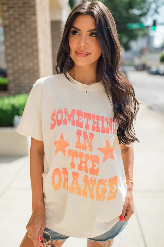 Something In The Orange Ivory Oversized Graphic Tee sold by Pink Lily