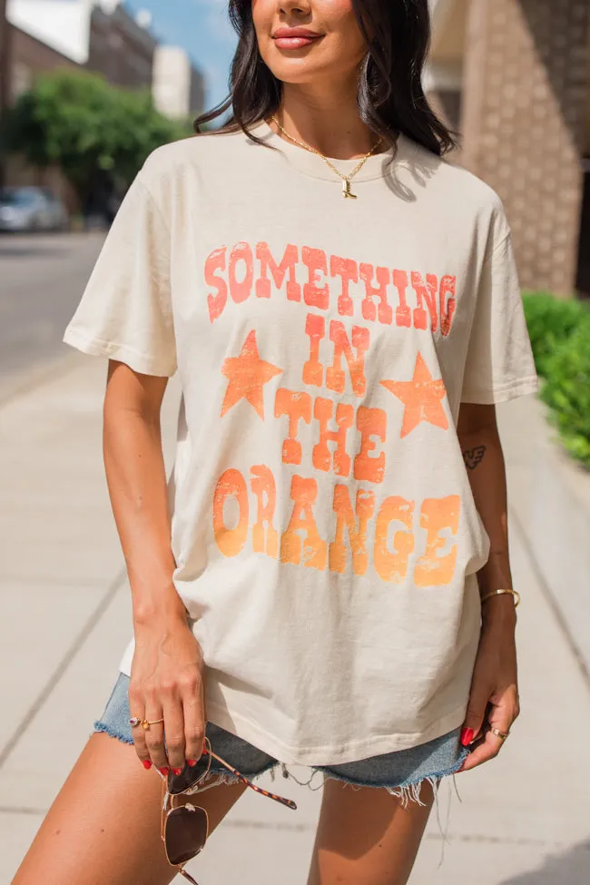 Something In The Orange Ivory Oversized Graphic Tee sold by Pink Lily product image thumbnail 3