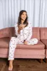 Under The Stars Espresso Martini Long Sleeve Bamboo Pajama Top FINAL SALE sold by Pink Lily